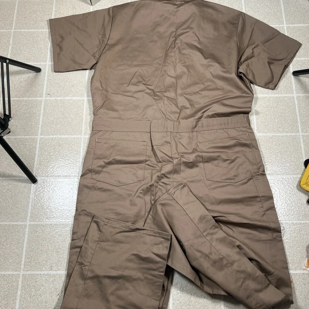 Vintage US Marine Miltary Khaki Overalls‎ Usns Pililaau Size 46R